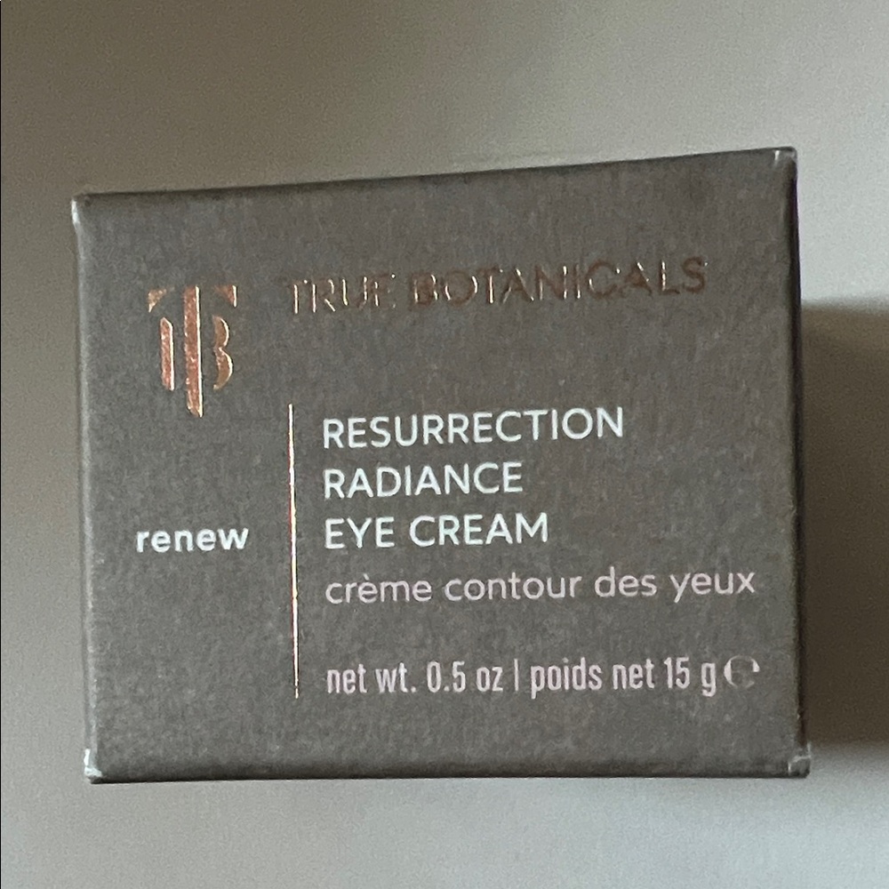 True Botanicals Resurrection Radiance Eye Cream